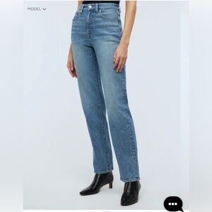 Madewell Women's 90 Straight Leg Blue Jeans